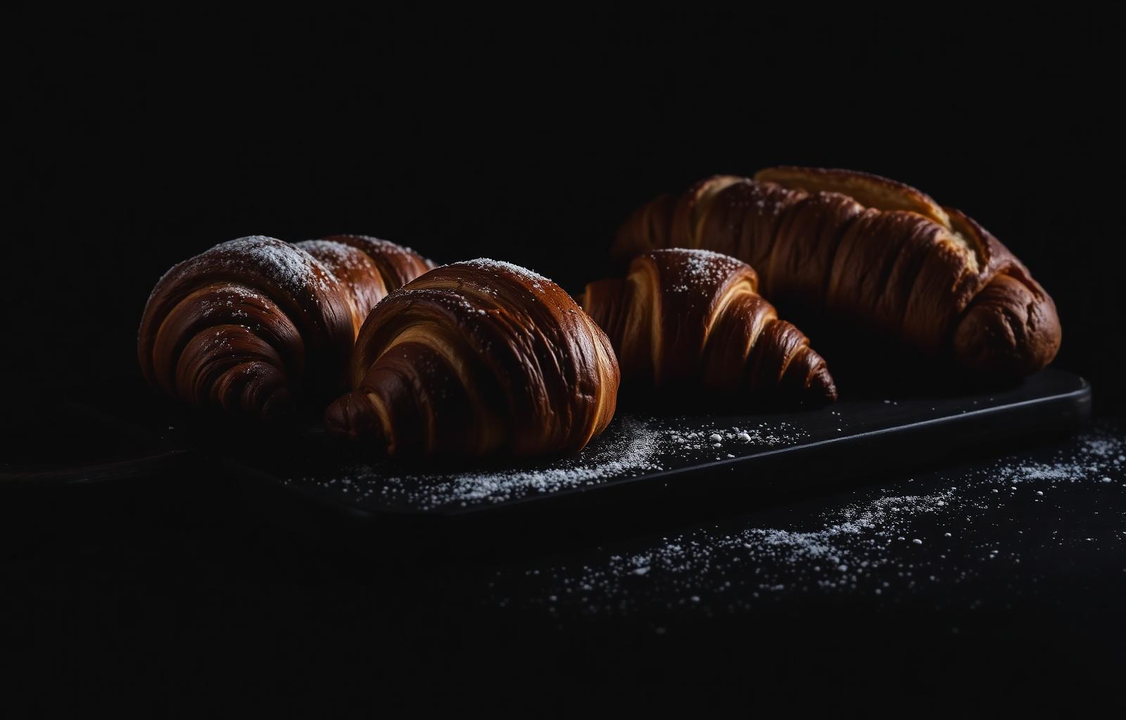 Fresh croissants